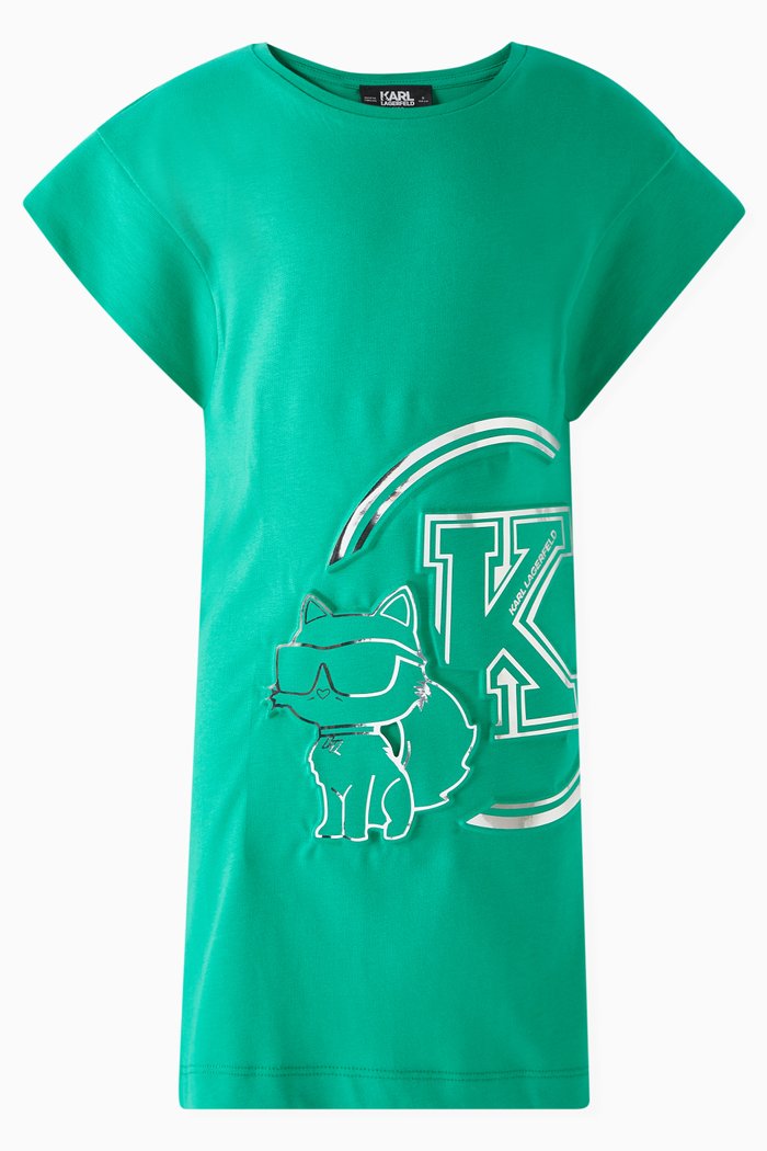 

Choupette Dress in Cotton, Green