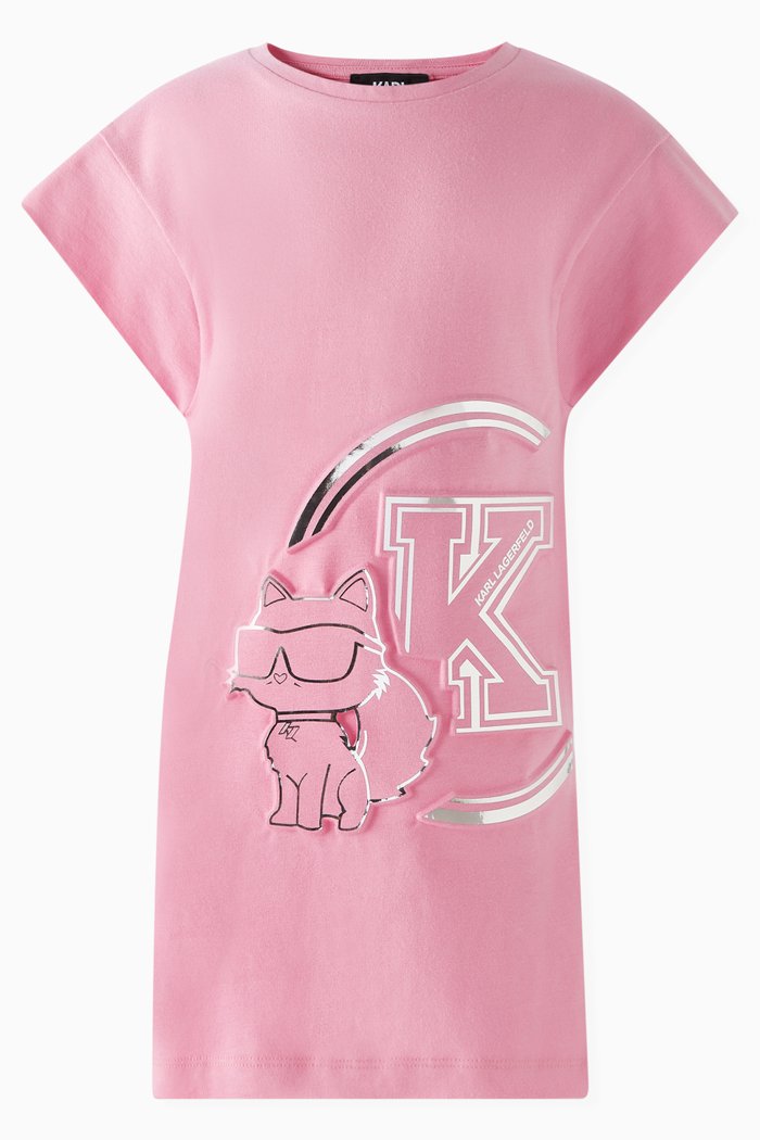 

Choupette Dress in Cotton, Pink