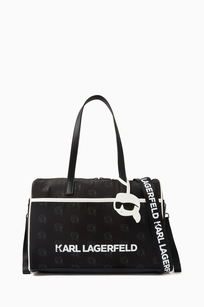 

K/Ikonik Changing Bag in Canvas, Black