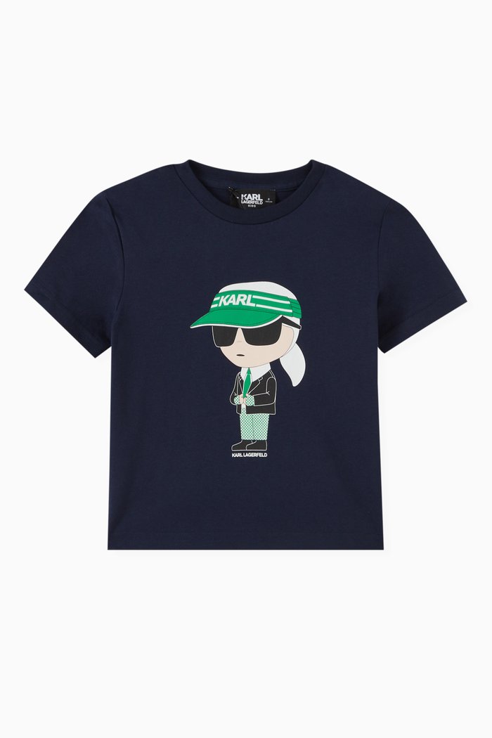 

Ikonik Graphic-print T-shirt in Organic Cotton, Green