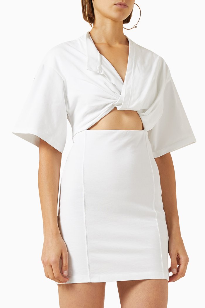 La Robe Bahia T-shirt in Cotton, White