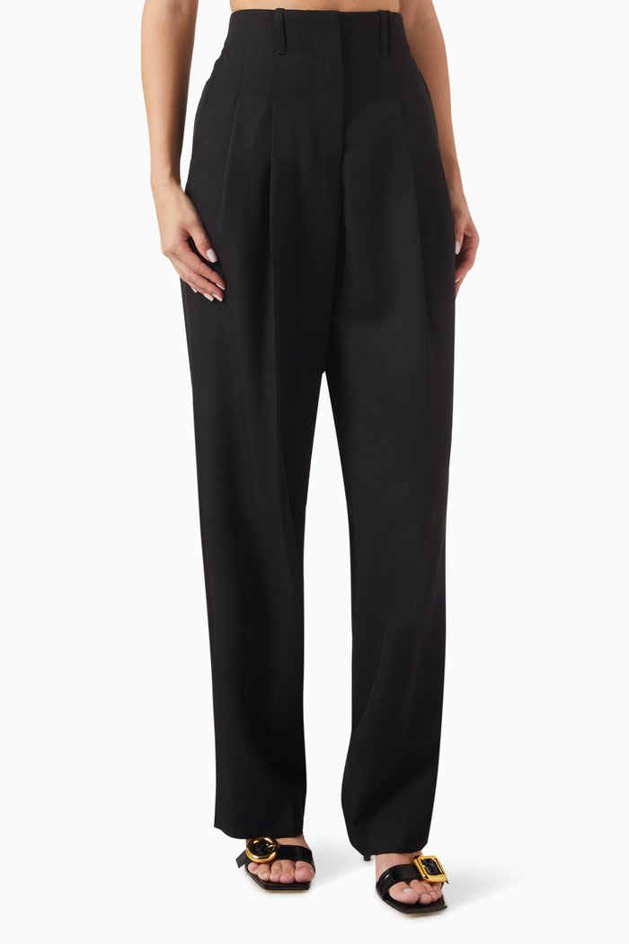 

Le Pantalon Titolo Pants in Virgin Wool, Black