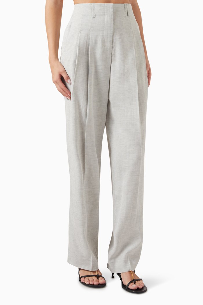 

Le Pantalon Titolo Pants in Virgin Wool, Grey