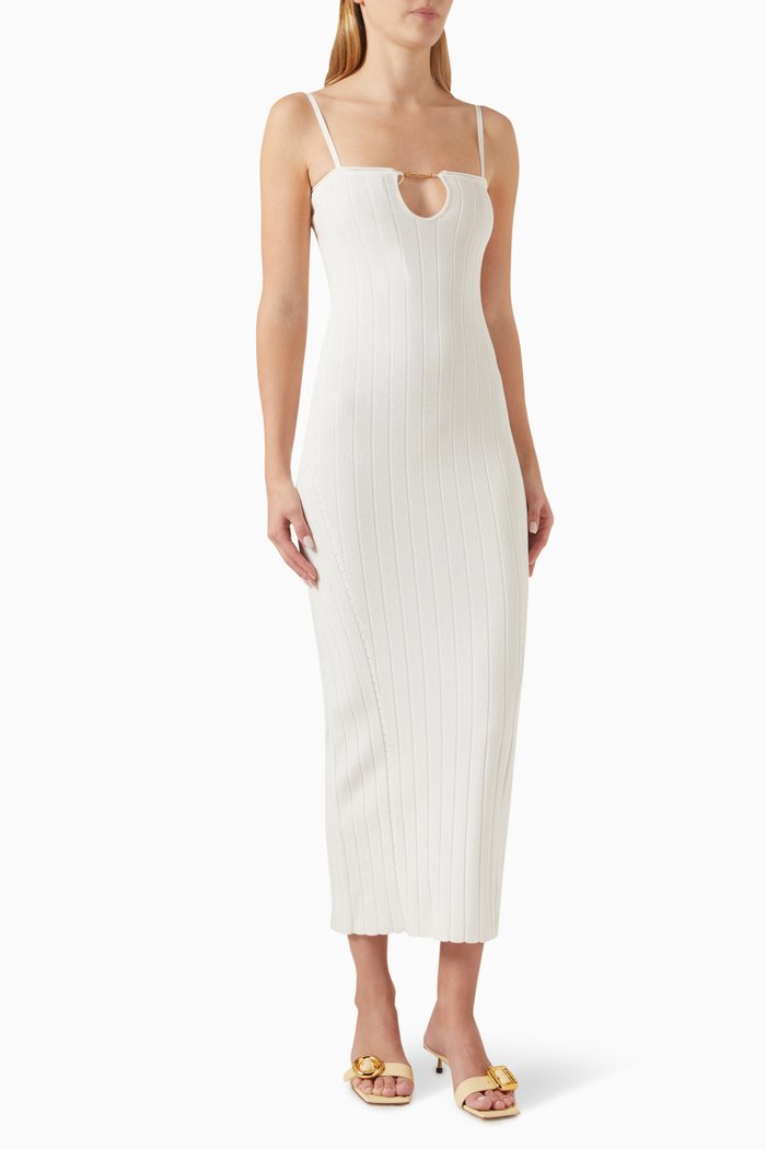 

La Robe Sierra Midi Dress in Knit, Neutral
