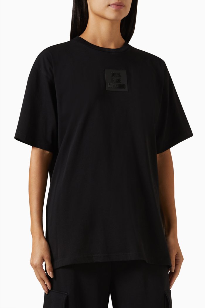 

Logo T-shirt in Cotton, Black