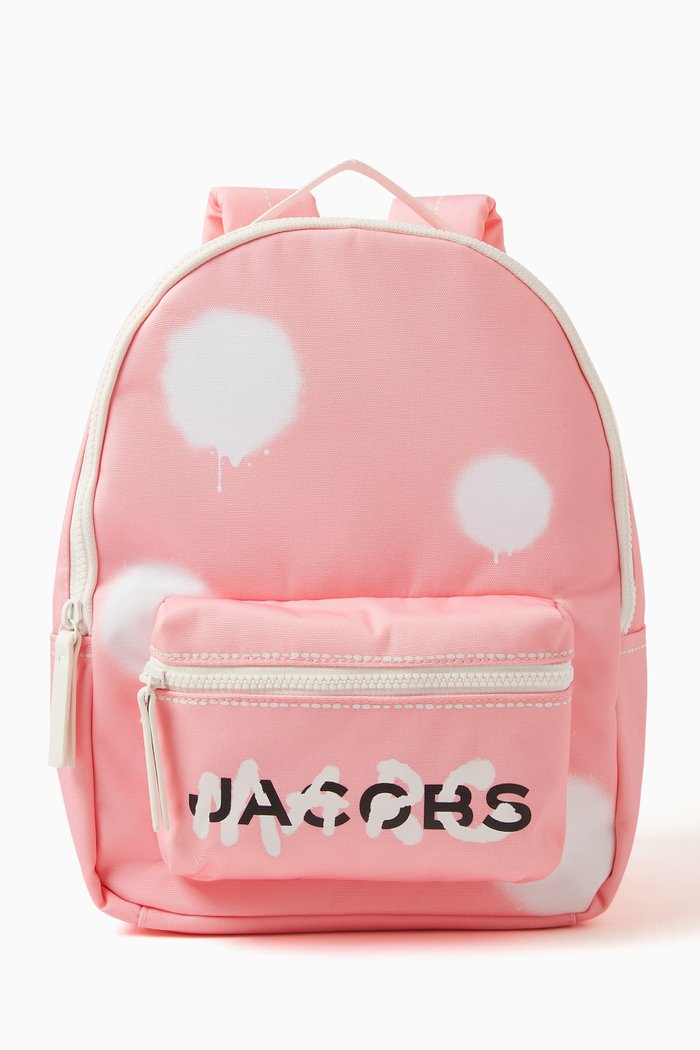 

Big Spray Spot Backpack in Polyester, Pink