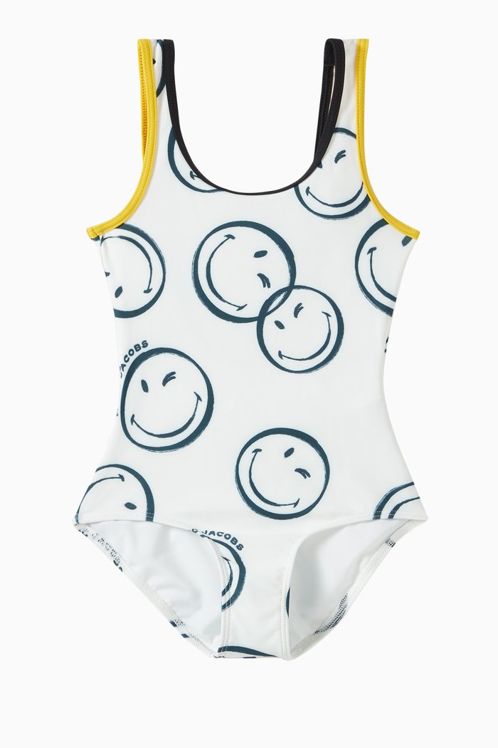 x SmileyWorld One-piece Swimsuit in Stretch Nylon, Neutral