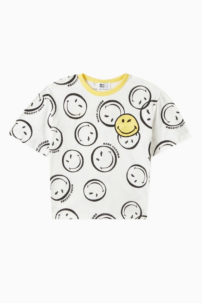 

x SmileyWorld T-shirt in Cotton, Neutral