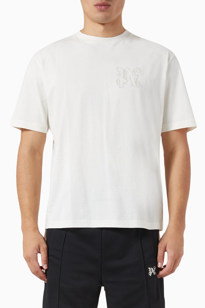 

Monogram T-shirt in Cotton, White