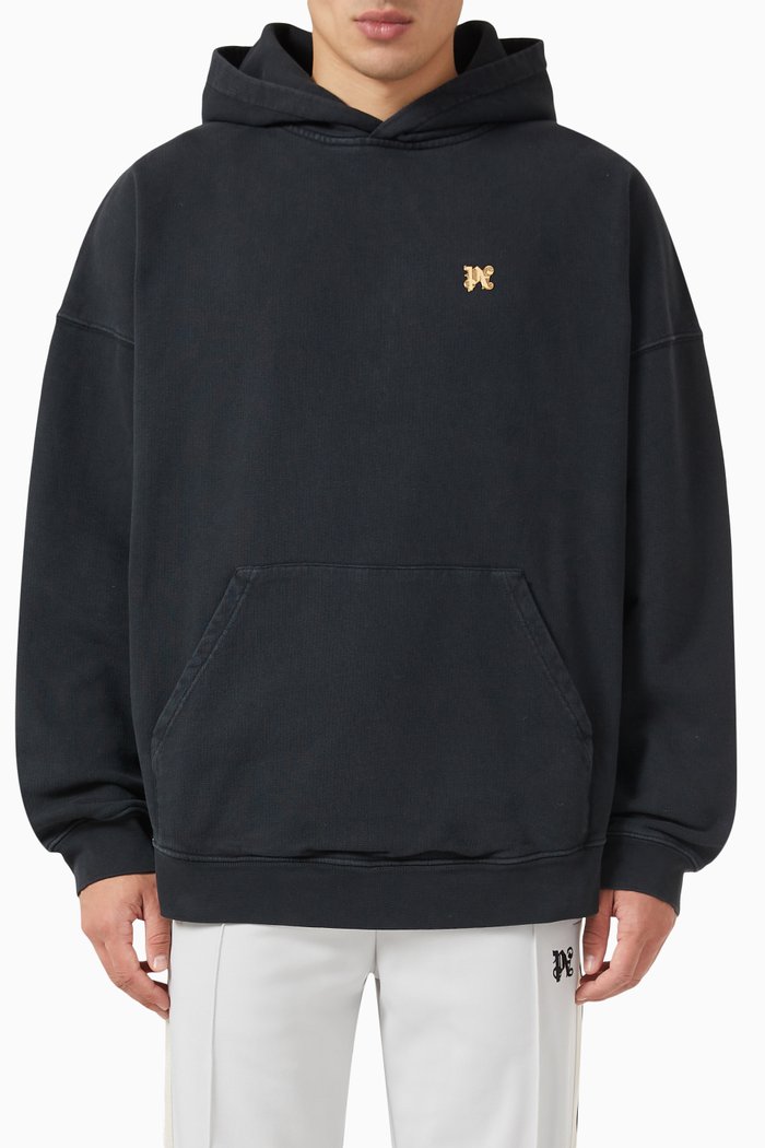 

Foggy PA Hoodie in Cotton, Black