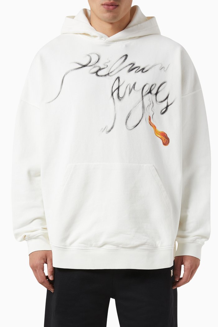 

Foggy PA Hoodie in Cotton, White