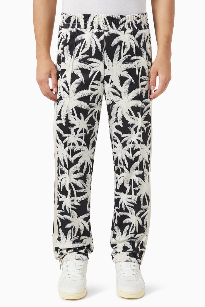 

Palms Print Track Pants, Multicolour