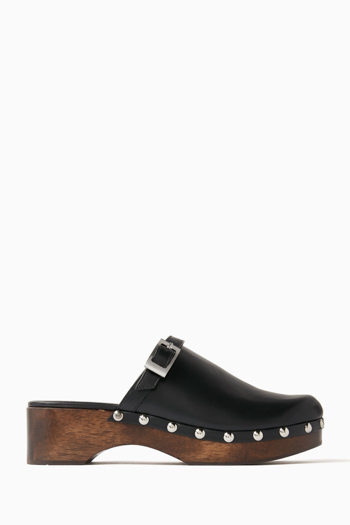 

Platz 50 Clogs in Nappa, Black
