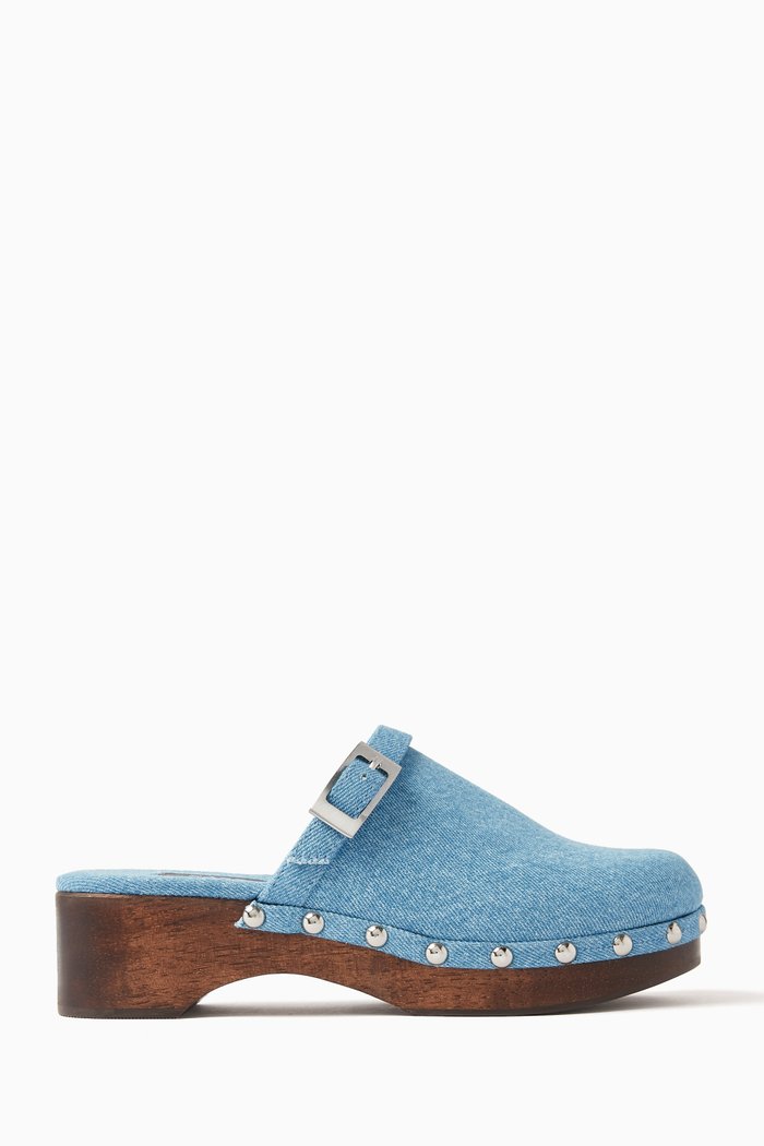 

Platz 50 Clogs in Denim, Blue
