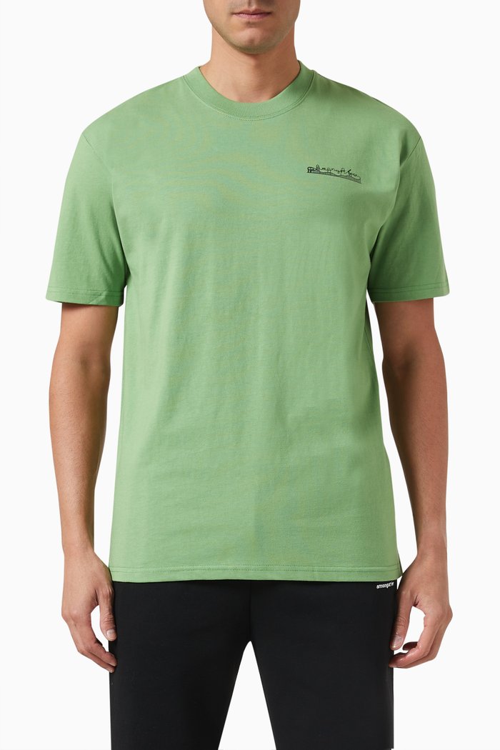 

Enjoy The Ride T-shirt in Cotton-jersey, Green