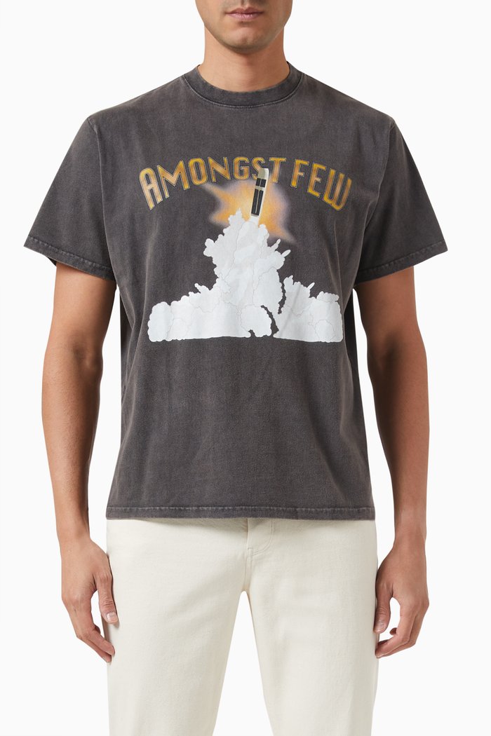 

Moon T-shirt in Cotton-jersey, Black