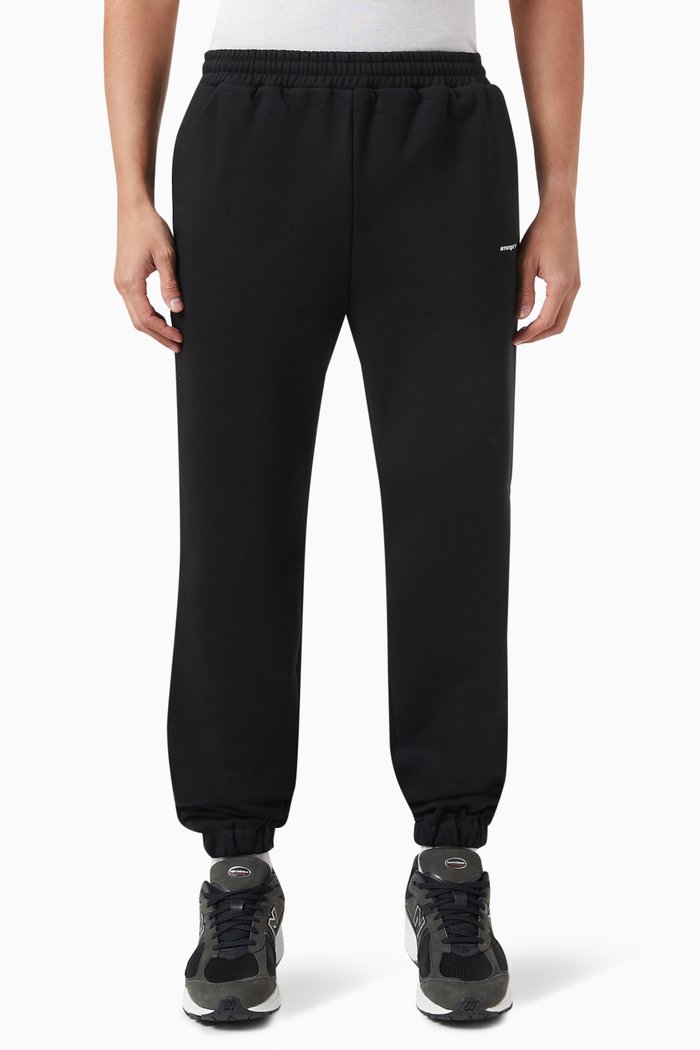 

Leisure Joggers in Cotton Blend, Grey