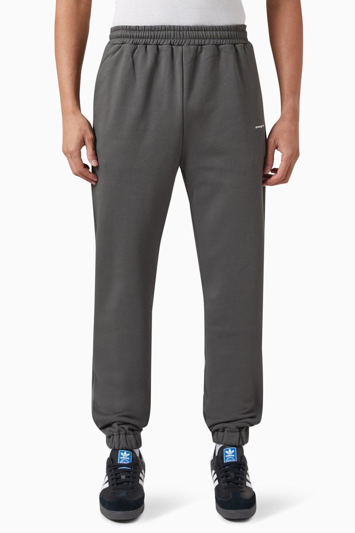 

Leisure Jogger Pants in Cotton Blend, Grey