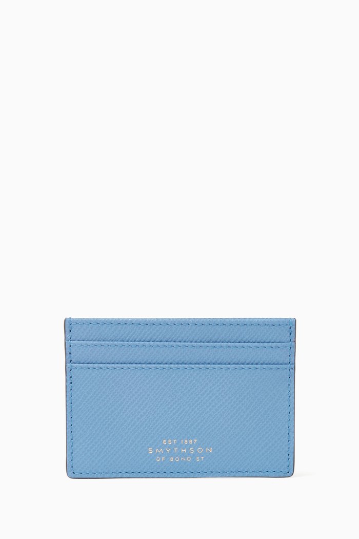 

Flat Card Holder in Panama, Blue