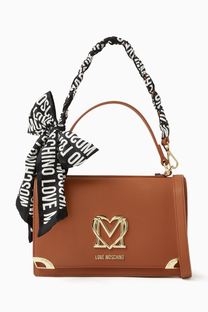

Small Lady Foulard Shoulder Bag, Brown