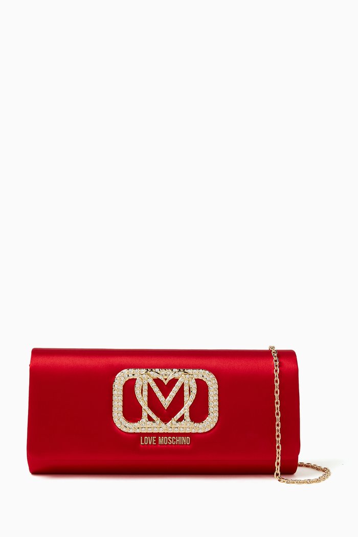 

Small Smart Daily Clutch, Red