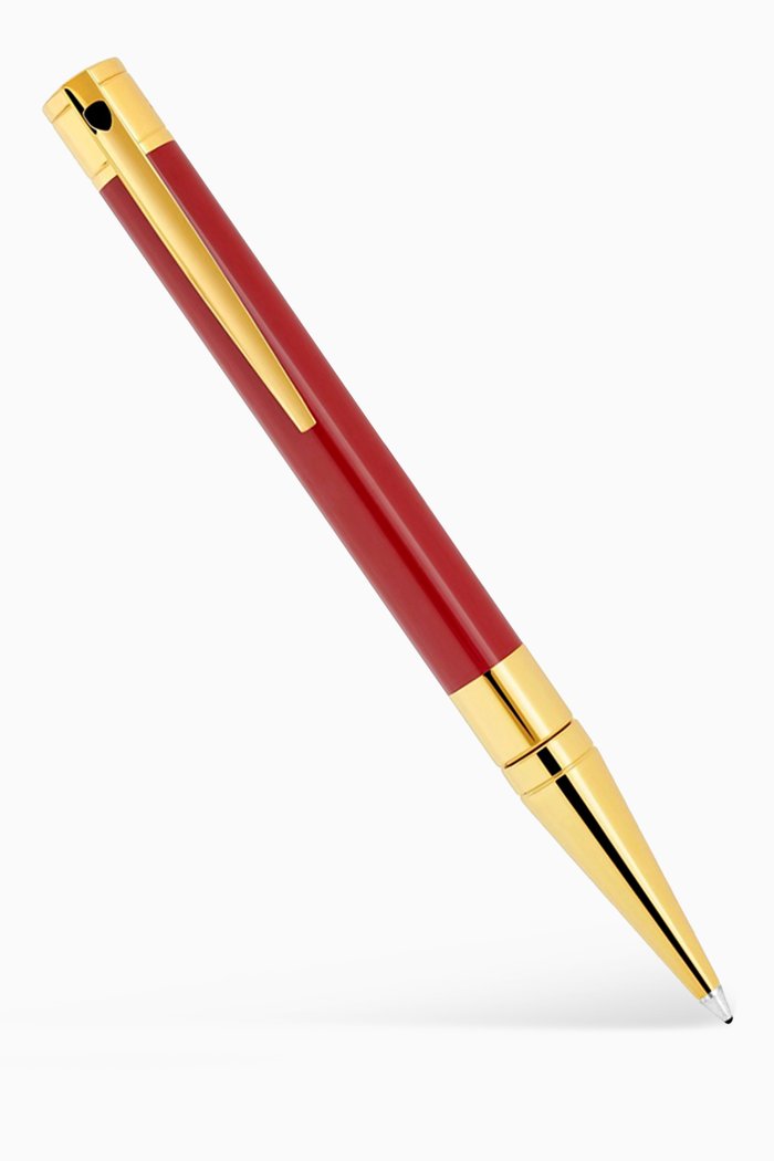 

D-initial Ballpoint Pen, Burgundy