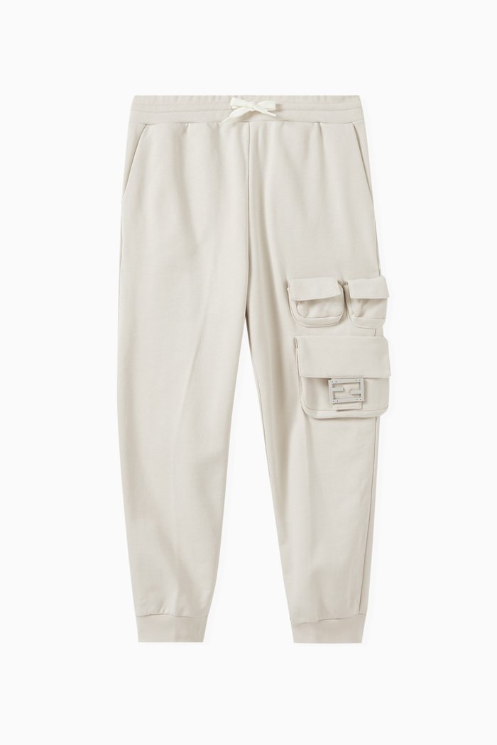 

Baguette Jogger Pants in Jersey-fleece, Neutral