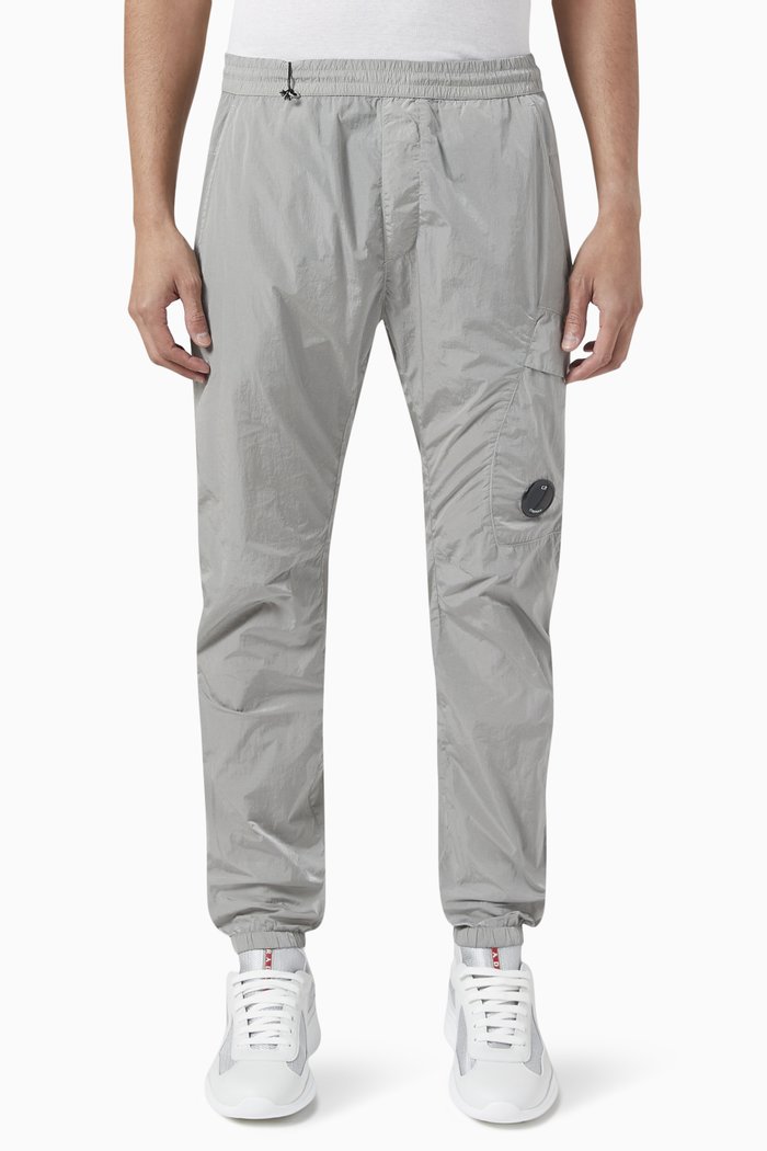 

Chrome-R Track Pants in Nylon, Grey