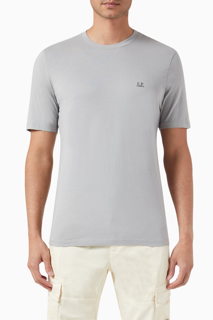 

30/1 Goggle-print T-shirt in Cotton-jersey, Grey