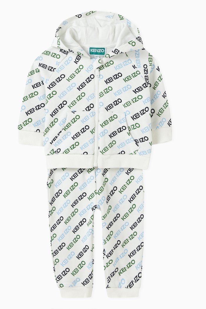 

Logo Tracksuit Set, White