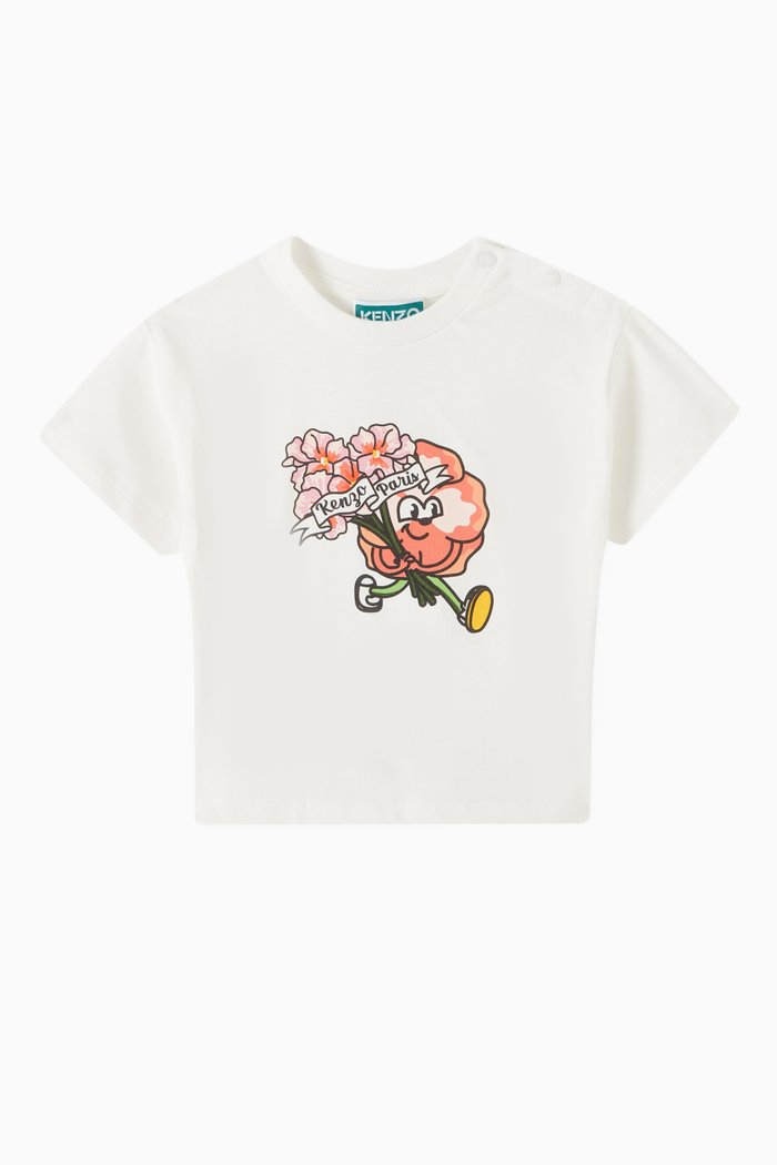 

Logo-print T-shirt in Cotton, White