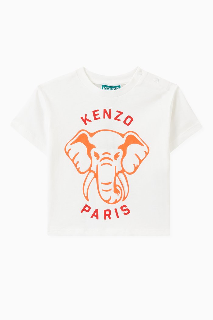 

Printed T-shirt in Cotton, White