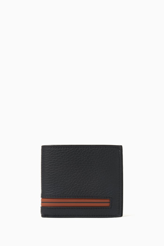 

Billfold Wallet in Deer Leather, Black