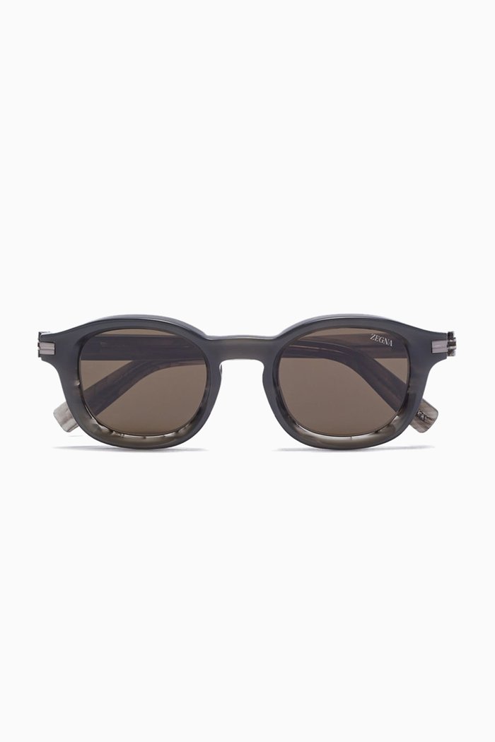 

Aurora Sunglasses in Acetate, Grey