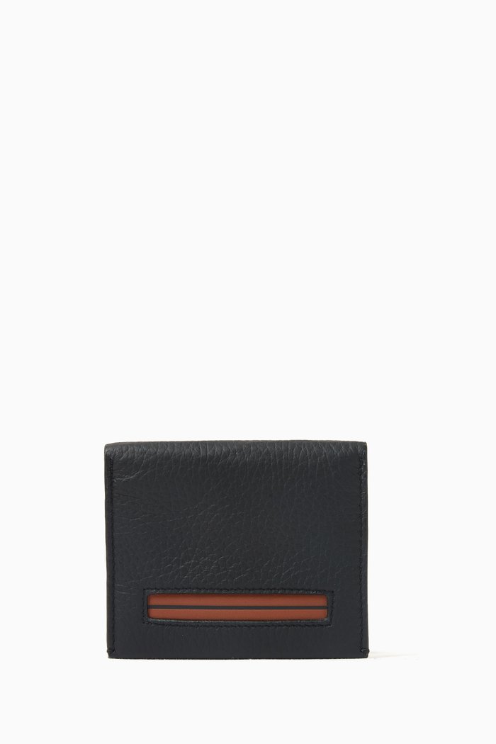 

Foldable Card Case in Deer Leather, Black