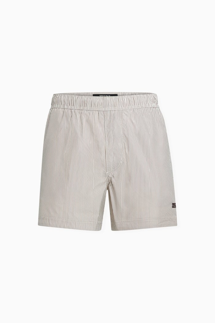 

Logo Embroidered Swim Shorts, Brown