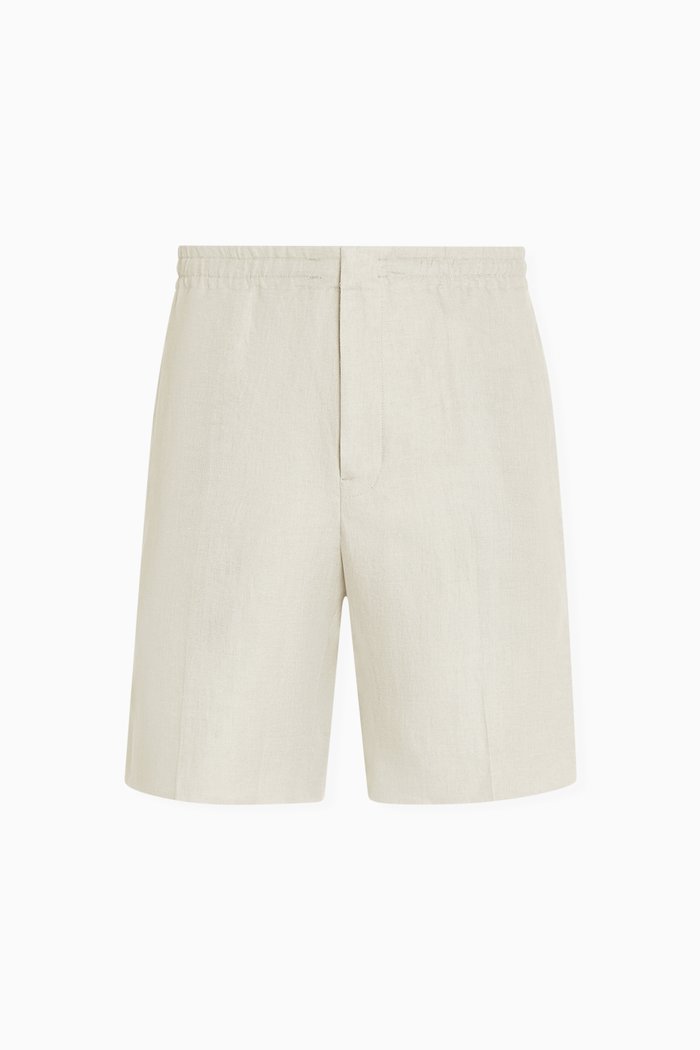 

Oasi Bermuda Shorts in Linen, Neutral