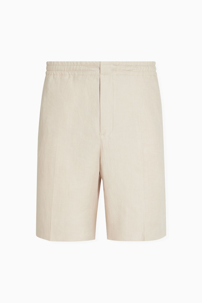

Oasi Bermuda Shorts in Linen, Neutral