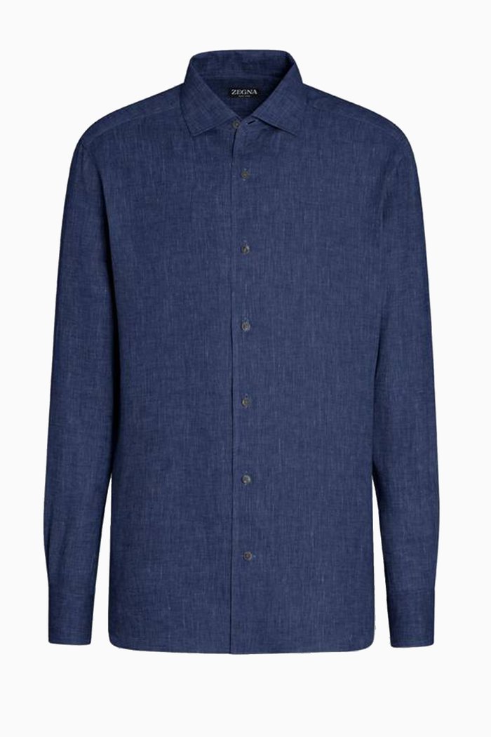 

Oasi Shirt in Linen, Blue