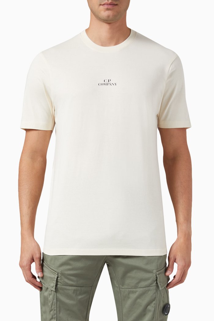 

30/1 Graphic Logo T-shirt in Cotton-jersey, Neutral