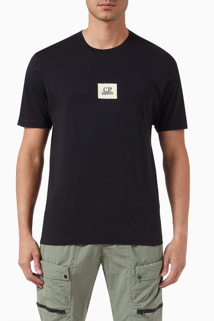 

30/1 Logo T-shirt in Cotton-jersey, Black