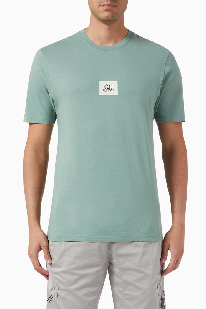 30/1 Logo T-shirt in Cotton-jersey, Green