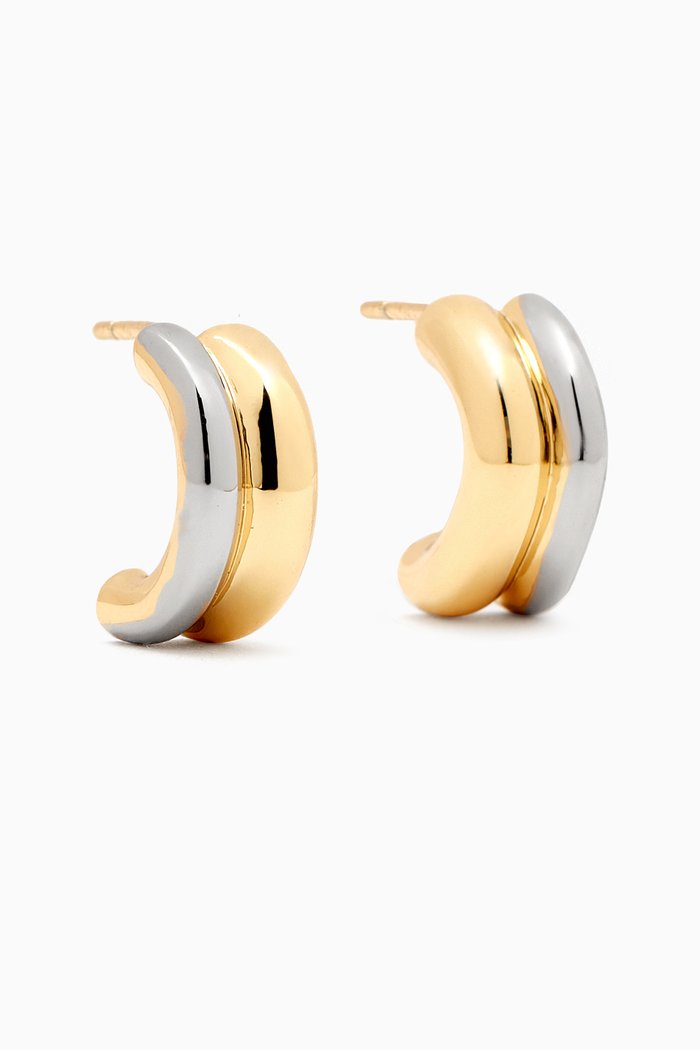 

Ashley Hoop Earrings in 925 Sterling Silver, Gold