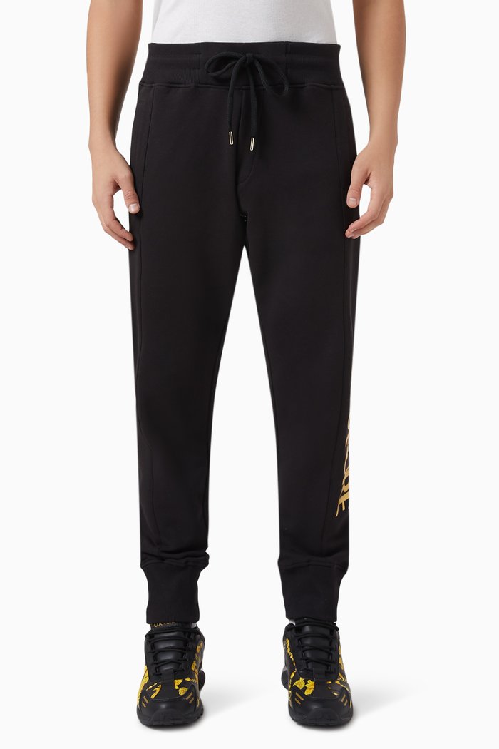 

Logo Sweatpants in Cotton, Black