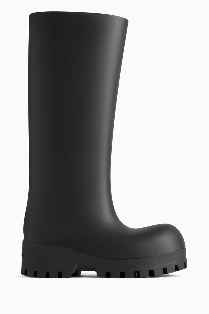 

Bulldozer Rainboots in Rubber, Black
