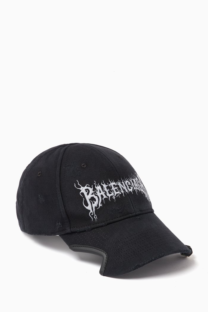 

DIY Metal Outline Baseball Cap in Cotton-drill, Black