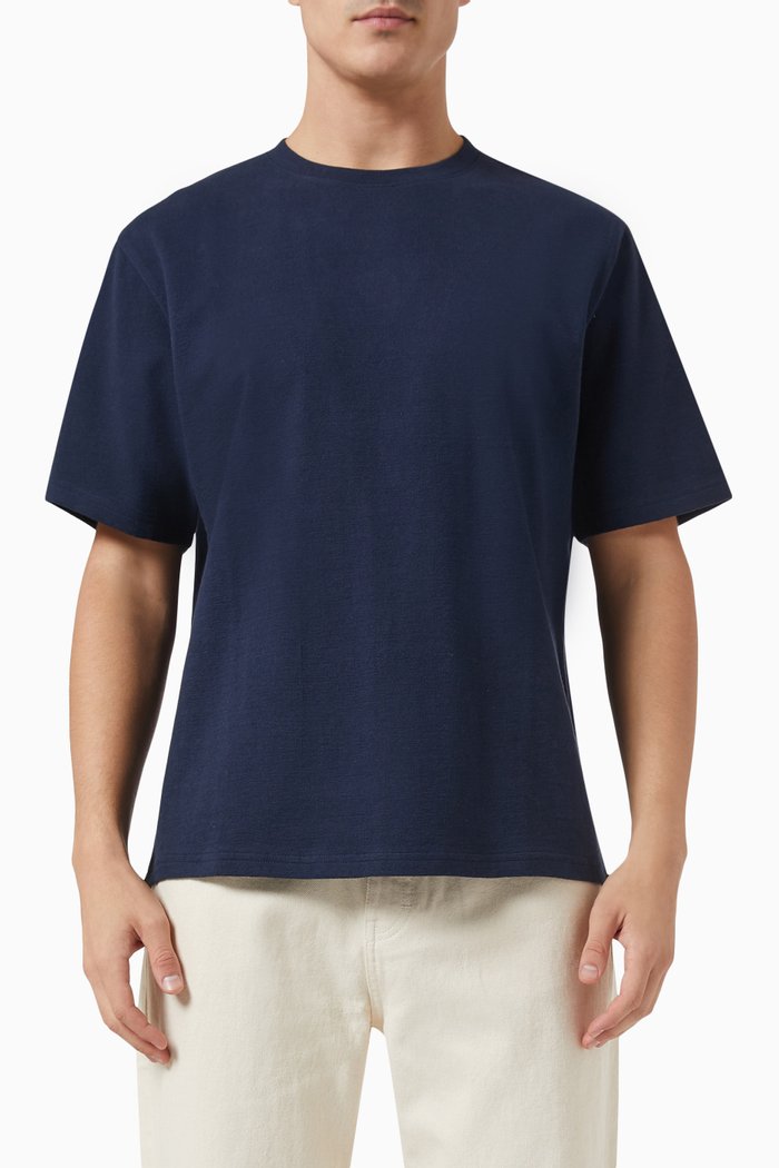 

Dean Jolt T-Shirt in TExtured Cotton, Blue