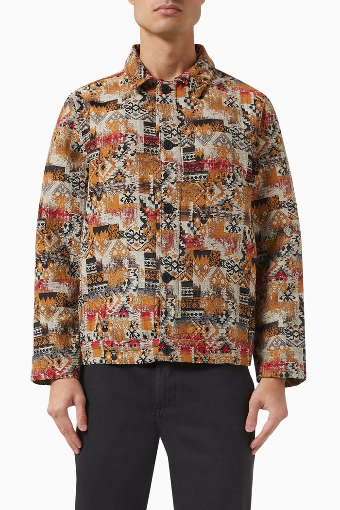 

Iggy Jacquard Jacket in Cotton-blend, Multicolour