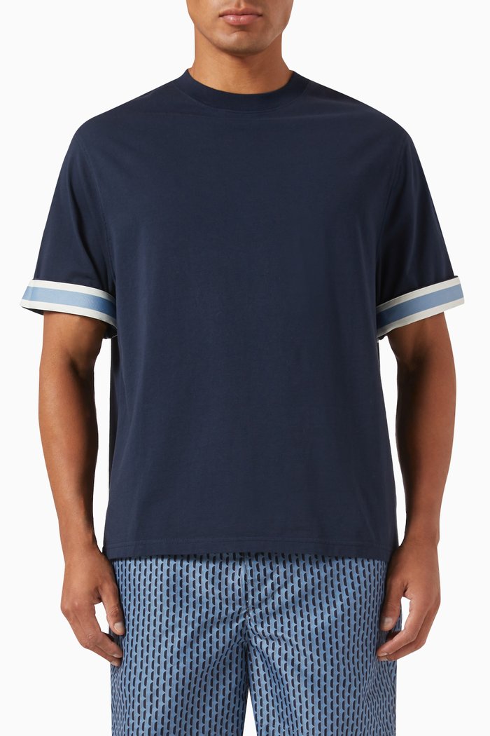 

Baller T-Shirt in Organic Cotton, Blue