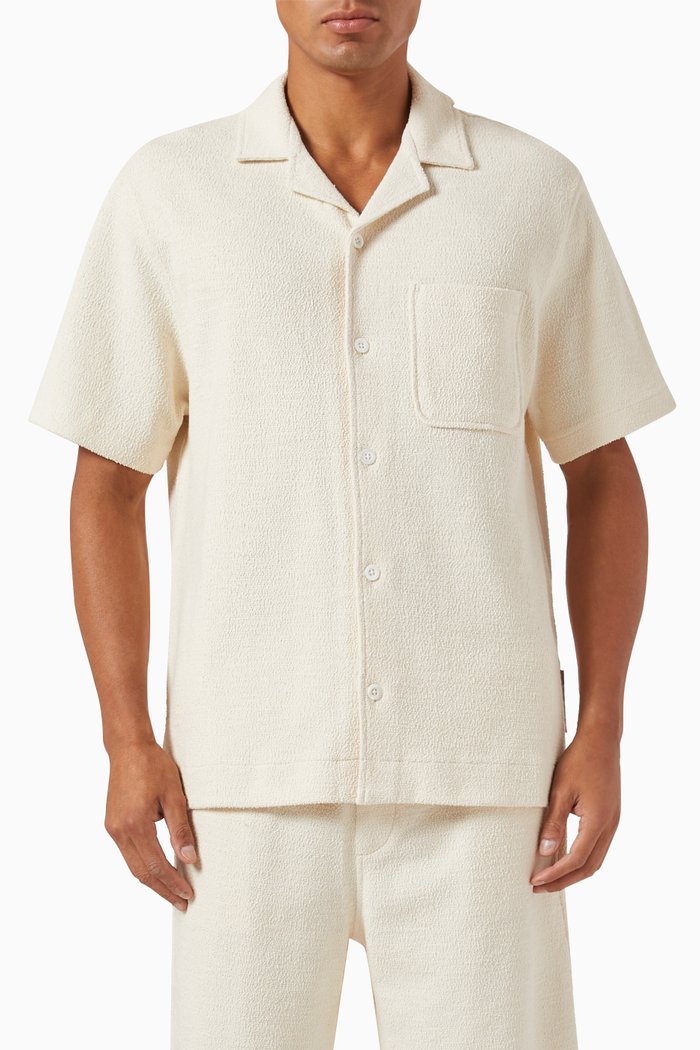 

Dapper Shirt in Bouclé, White